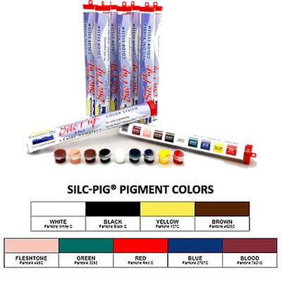 Smooth On Silc Pig Silicone Pigments Color Sampler Pack