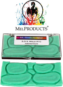 1C- Indented Scars SOS Mold | MEL Products USA