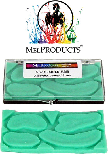 MEL Products SOS Mold 3B Assorted Indented Scars